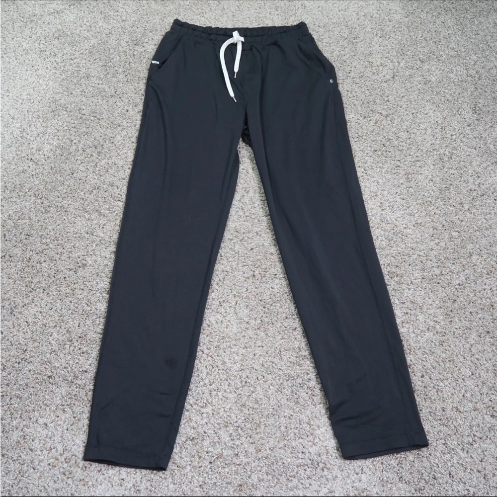Vuori Pants Mens Medium Black Ponto Performance Drawstring Sweatpant